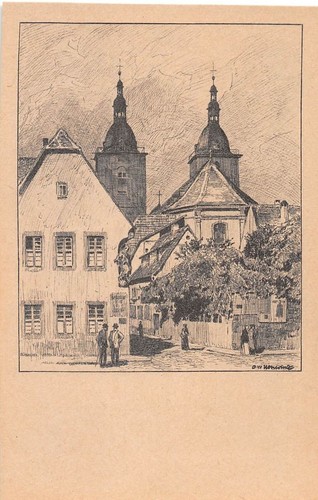 Fulda federzeichnung otto - fulda, dr.otto