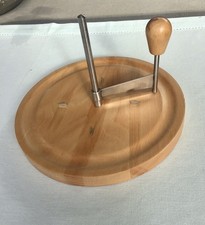Käsehobel Kesper aus Buchenholz Ø 21 cm für Tête de moine