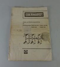 Betriebsanleitung Eberhardt Voll-Drehpflüge TIGER 630 / 730 + RH Stand 06/1966