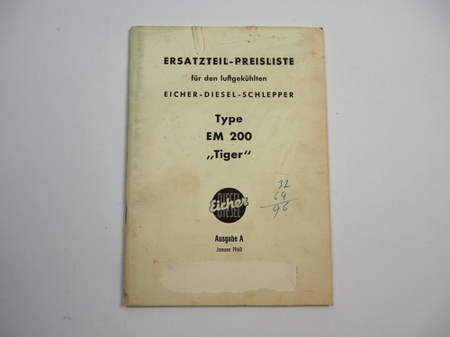 Eicher 200 tiger - tiger, schlepper