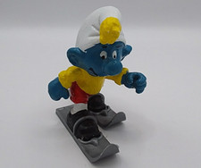 Schlumpf -  Skifahrer Schlumpf - Peyo - Schleich  Nr 136