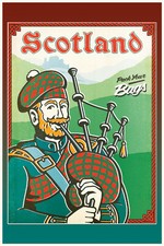 Blechschild 20x30 schottland - blechschild,