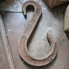 massiver antiker 2000kg S-Haken Kettenverbinder Kranhaken Doppelhaken