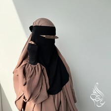 Niqab 1 Layer Black Classic