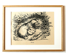 Alfred Kubin " Dachs "