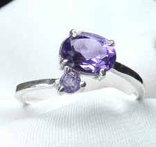💜 Ring 925 Silber Gr 19,1