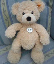 Teddy Bär Fynn beige Knopf im