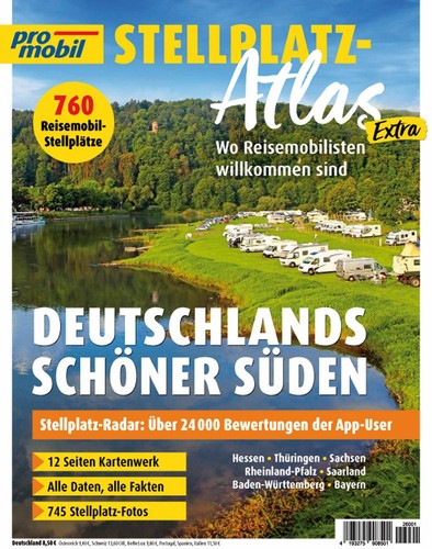 Promobil stellplatz atlas - promobil, stellplatz-atlas