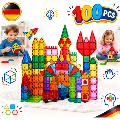 Magnetbausteine 100 stück - 100,