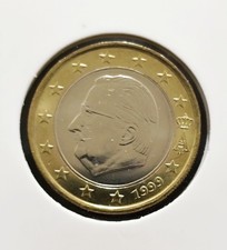 1 EURO Bankfrisch - Münze Belgien 1999 *König Albert II* unzirkuliert, unc.