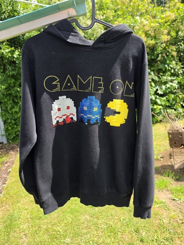Pac man hoodie schwarz 170 - hoodie,
