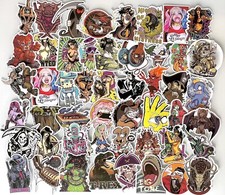 Stickerbomb 50 Horror  Teufel