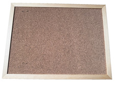 Pinwand 40x30 cm Kork hart mit Holzrahmen Memoboard Korkboard benutzt