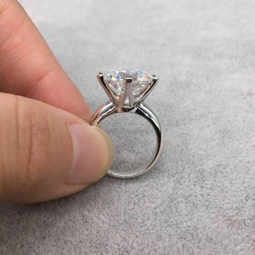 Round cut 4ct - cut, moissanit