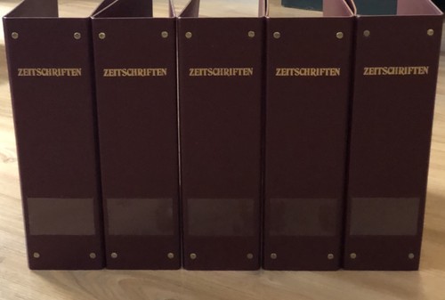 Zeitschriften 5 stehordner - zeitschriften,