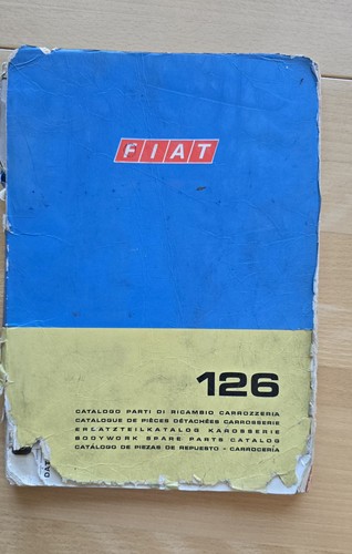 Fiat 126 ersatzteilkatalog - ,