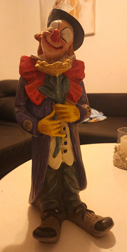 Achatit clown figur steinzeug - achatit,
