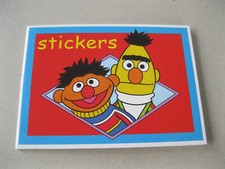 Sesamstraße introduct vollständiges Stickerheft alt unbenutzt Sticker Aufkleber