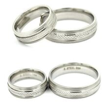 Muster Edelstahl Ring