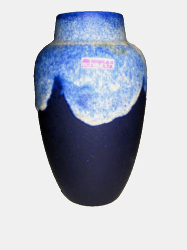 Vintage 60s fat lava vase - fat,