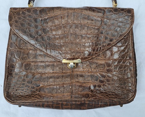 Krokodilleder tasche irv - tasche,