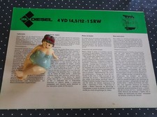 ORIG. 1979 PROSPKET DIESELMOTOR 4 VD 14,5/12-1 SRW  DDR Traktormotor DIESEL IFA