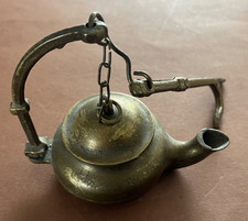 Alte Messing Grubenlampe