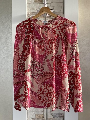 Women escada shirt pink - pink, silk