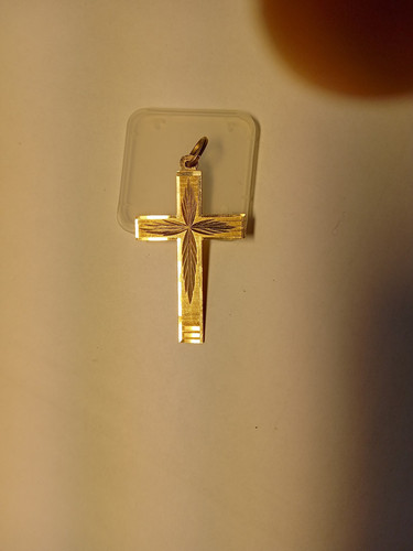 Kreuz anhänger karat - kreuz, gelb