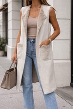 Weste Creme Fell M-L