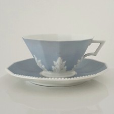 Nymphenburg Perl - Teegedeck - blau/weiß