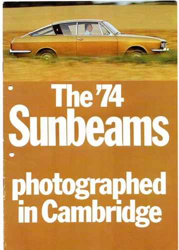 Sunbeam alpine rapier h120 - alpine,,