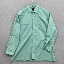 Olymp Hemd Luxor Herren 46 Grün Baumwolle Modern Fit Brusttasche