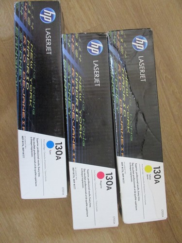 Lot 130a toner cartridges - lot, hp