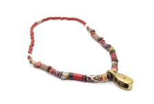 Vintage Damen bunte Perlen