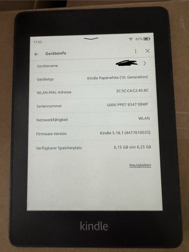 Amazon kindle paperwhite - amazon,