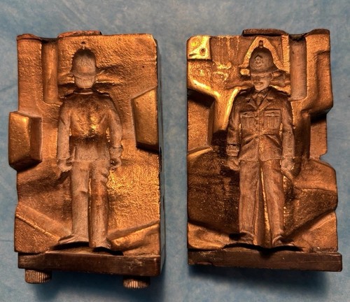 Vintage brass british bobby - brass,