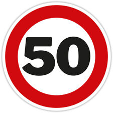 Blechschild  50. Geburtstag