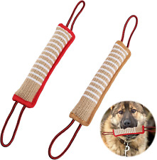 Beisswurst Für Hunde Jute Beisswurst 2 Stück Sehr Robustes Hundespielzeug       