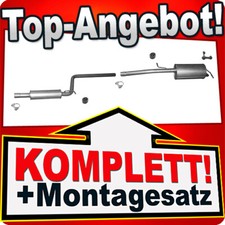 Auspuff für VW CADDY III MAXI 1.6 1.6BiFuel LWB-lange 2007-2015 Auspuffanlage