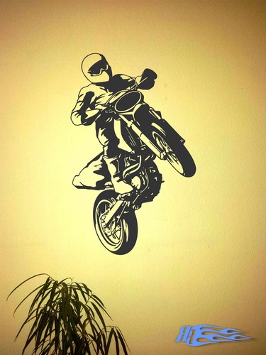 Wandtattoo motorrad - wandtattoo,