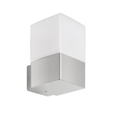 LCD Außenleuchte Typ 028 Wandleuchte Edelstahl Massiv Rostfrei Opalglas Echtglas