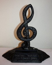 Tischlampe Schreibtisch Lampe Leuchte Metall Handarbeit Musik Notenschlüssel