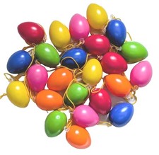 Ostereier Kunststoff Plastikostereier Osterbrauch Osterdekoration zum Aufhängen