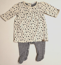 beiges Kleid, Strampler Kombi