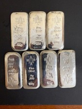 Silberbarren 100g 999 Silber✨ Anlagesilber Handgegossen🪞⭐✅ Feinsilber Barren