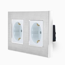 Steckdose 2 Fach  Schuko