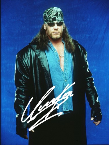 Undertaker signed autogramm - undertaker,