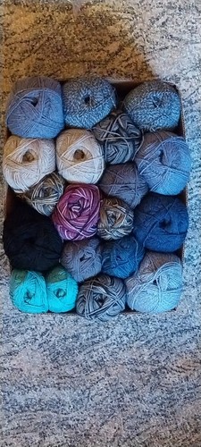 Sockenwolle 1450g 4fach paket - sockenwolle,