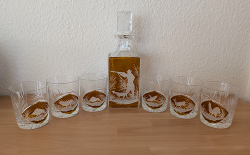 Vintage edles kristall set - edles,